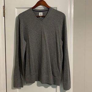V-neck sweater Gap Gray color